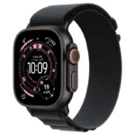 Apple Watch Ultra 3 GPS + Cellular 49mm Black Titanium Case with Black Alpine Loop – Medium