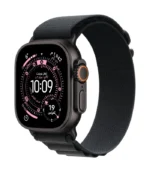 Apple Watch Ultra 3 GPS + Cellular 49mm Black Titanium Case with Black Alpine Loop – Medium