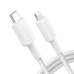 Anker 322 USB-C to Lightning Cable | 6ft/1.8 M Braided | White