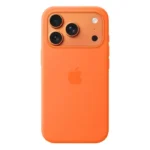 Apple iPhone 17 Pro Silicone Case with MagSafe – Orange