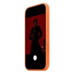 ⁦Apple iPhone 17 Pro Silicone Case with MagSafe – Orange⁩ - الصورة ⁦2⁩