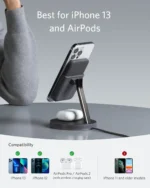 ⁦Anker 623 Magnetic Wireless Charger (MagGo) 5K - Black11⁩ - الصورة ⁦3⁩